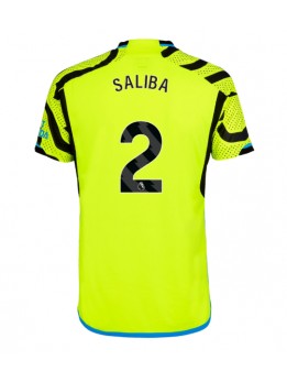 Arsenal William Saliba #2 Auswärtstrikot 2023-24 Kurzarm